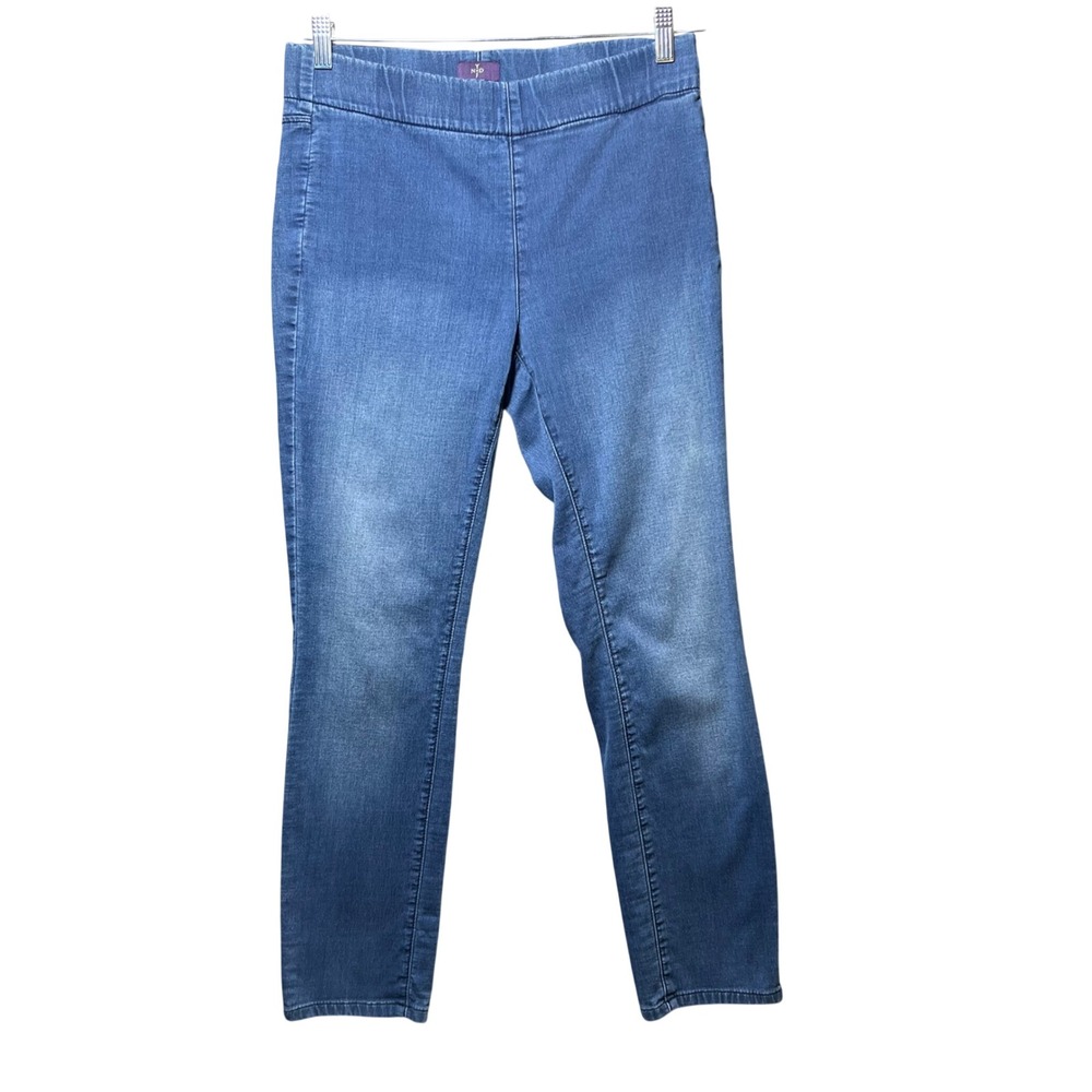 NYDJ Womens Legging Pull On Denim Jeggings Medium Wash Blue‎ Size 8 Lift Tuck